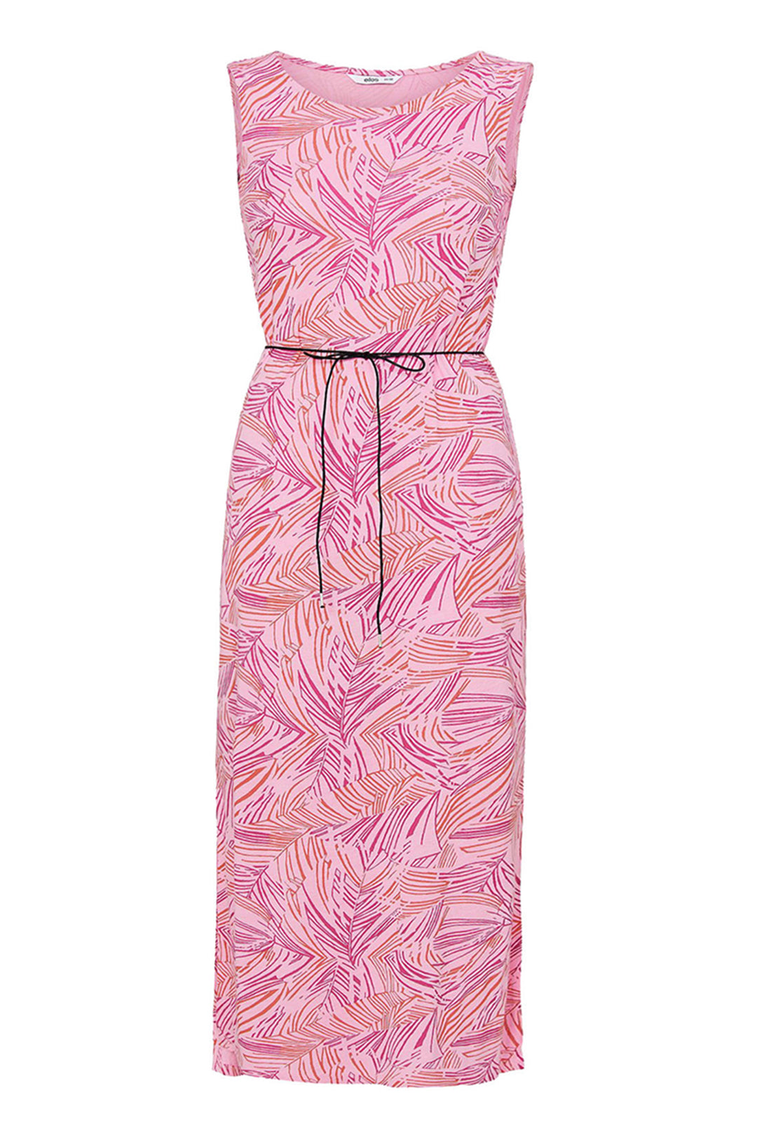 Pink Printed Tie Waist Maxi Dress Curvy Chic Boutique | Curvy Chic Boutique Belfast