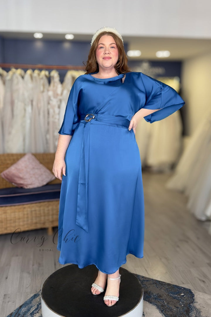 Royal Blue Maxi Dress - Curvy Chic Boutique