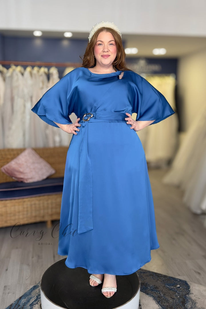 Royal Blue Maxi Dress - Curvy Chic Boutique