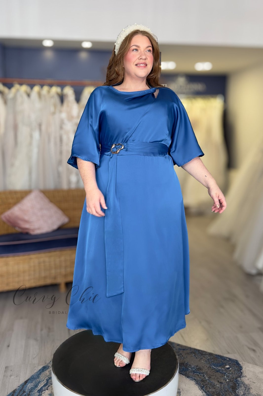 Royal Blue Maxi Dress - Curvy Chic Boutique