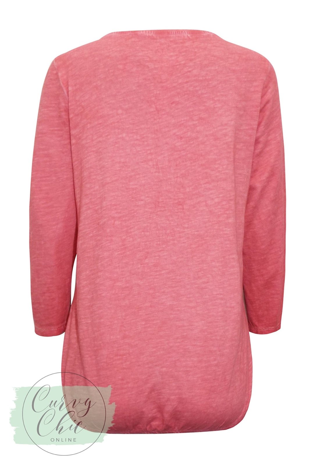Red Love &amp; Peace Plus Size Sequin Long Sleeve Top - Curvy Chic Boutique