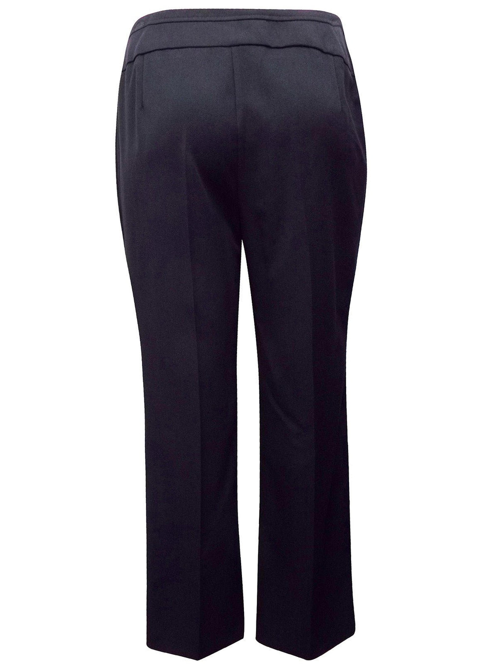 Straight Leg Triple Button Plus Size Trouser - Curvy Chic Boutique