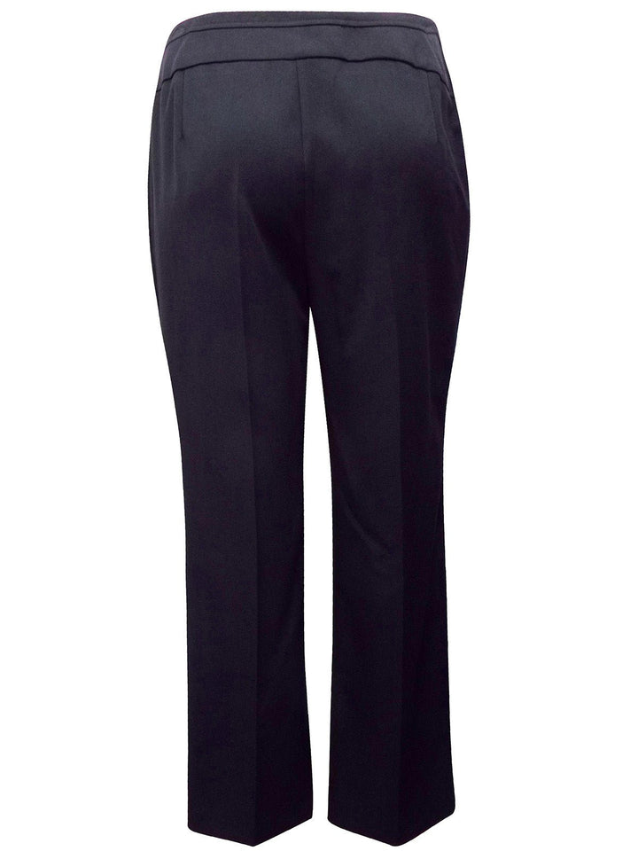 Straight Leg Triple Button Plus Size Trouser - Curvy Chic Boutique